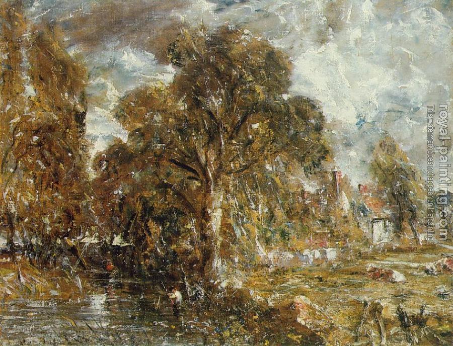 John Constable : On the River Stour